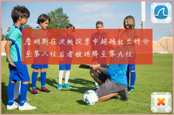 詹姆斯在次轮投票中超越杜兰特升至第八位后者被迫降至第九位